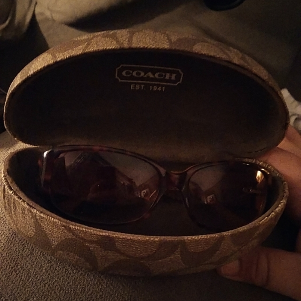Coach sunglasses and case